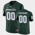 Youth Michigan State Spartans NCAA #00 Custom Green Authentic Nike Stitched College Football Jersey DU32N53MH
